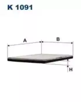 Салонный фильтр FILTRON K 1091