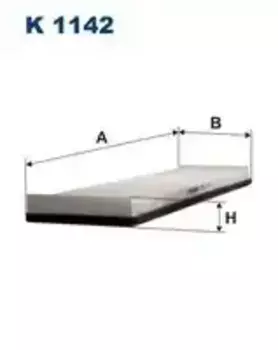 Салонный фильтр FILTRON K 1142 MB Atego