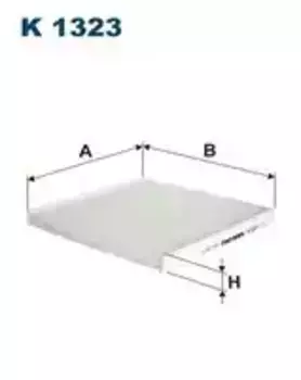 Салонный фильтр FILTRON K 1323 TOYOTA Corolla 1.4-2.0 02-04