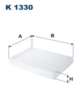 Салонный фильтр FILTRON K 1330 Dacia Dokker/Lodgy 1.2-1.6i/1.5Dci 12>