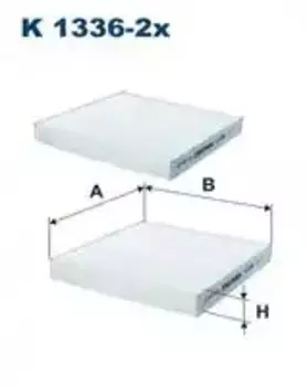 Салонный фильтр FILTRON K 1336-2X BMW X3 F25 2.0-3.5 10>