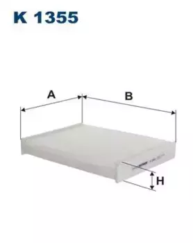 Салонный фильтр FILTRON K 1355 NISSAN Qashqai II 13>