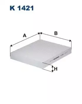 Салонный фильтр FILTRON K 1421 KIA Optima 15>