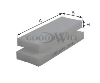 Салонный фильтр GOODWILL AG 179 2K CF NISSAN Maxima QX 2.0-3.0V6