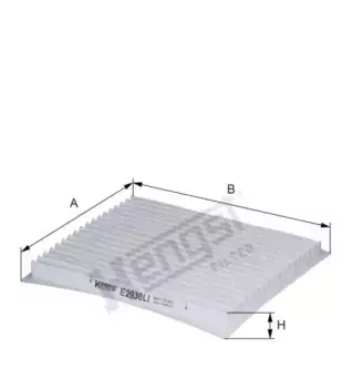 Салонный фильтр HENGST E2930LI TOYOTA Rav 4/Yaris/Yaris Verso 99>
