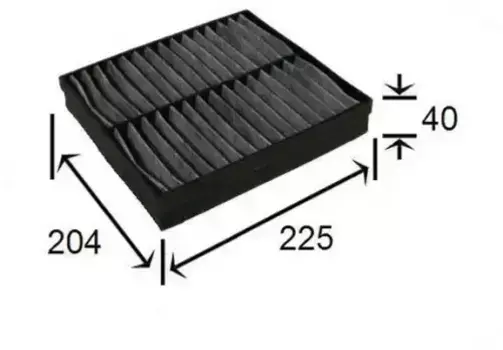 Салонный фильтр JS ASAKASHI AC0105C MB W163 all 98-05