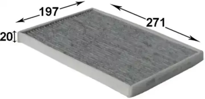 Салонный фильтр JS ASAKASHI AC980C SUZUKI Grand Vitara 1.6/2.0/1.9DDiS 05>