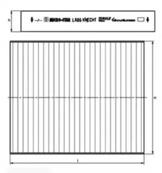 Салонный фильтр KNECHT LA457 PEUGEOT Bipper 1.4 08>, FIAT Linea 1.3-1.6 07>/Qubo 1.3/1.4 08>