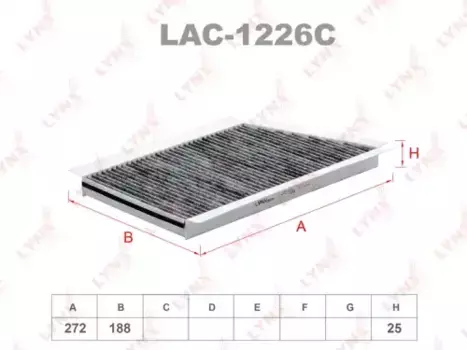 Салонный фильтр LYNXAUTO LAC-1226C MB W203/S203 00-07