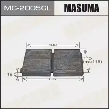 Салонный фильтр MASUMA MC-2005CL TOYOTA Mark2/Chaser/Cresta 2.0L 92-96