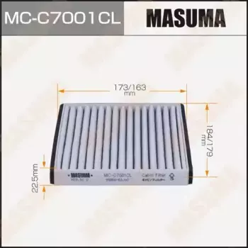 Салонный фильтр MASUMA MC-C7001CL FIAT Sedici 1.6/1.9D 06>, SUZUKI Swift 1.3DDiS/SX4 1.5 06>