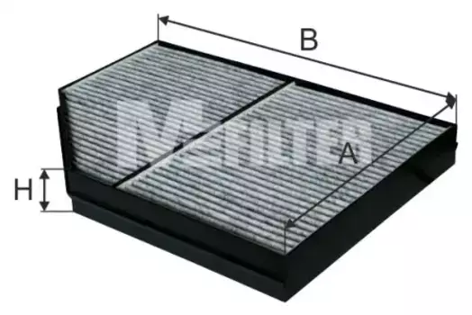 Салонный фильтр MFILTER K9138C MB ActrosII/Antos/Arocs