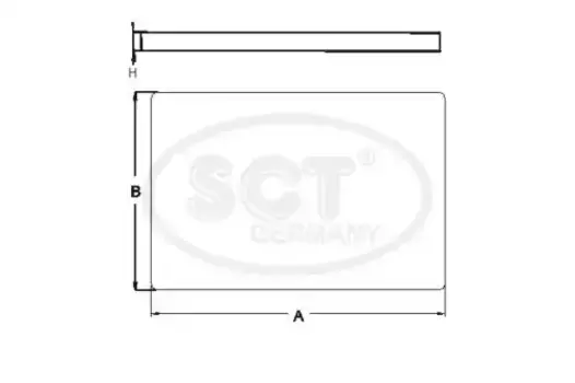 Салонный фильтр SCT SA 1202
