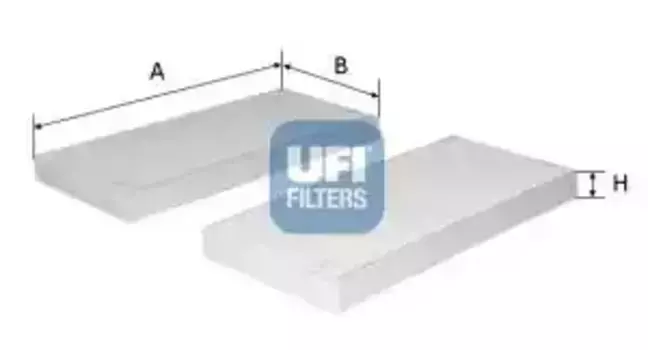 Салонный фильтр UFI 53.229.00 BMW F10/F11 2.0-5.0 10>/F01/F02 3.0-6.0 08>