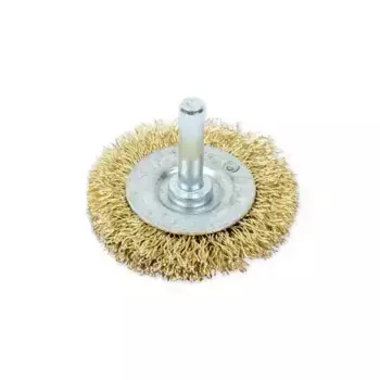 щетка для дрели! плоская 50 мм, со шпилькой, латунированная проволока\ R8041050 ARNEZI