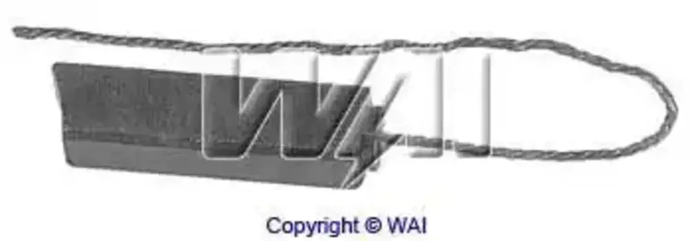 щетки генератора!\ Isuzu, Toyota, Mazda, Mitsubishi 38-8204 WAI