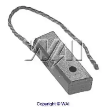 щетки генератора!\ Mazda, Nissan, Mitsubishi 38-8304 WAI