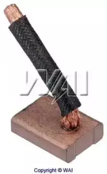щетки стартера! (7 7187 1=133341c) Mitsubishi 4.5x12x17.5мм 12V\ Mazda 626 68-8315 WAI