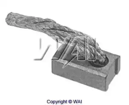щетки стартера! Mitsubishi 7x10x17мм 12V\ Mazda, Mitsubishi, Nissan, Suzuki 68-8209 WAI
