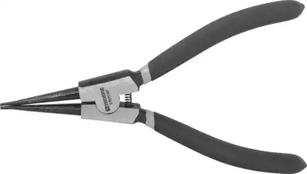 щипцы прямые! для стопорных колец с ПВХ рукоятками разжим, 180мм, 10-40мм\ ERSP180 THORVIK