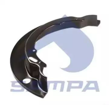 щиток пылезащитный !половина верх/низ 381x177 STOPMASTER 4x\Iveco Turbotech/Turbostar 060.158 SAMPA