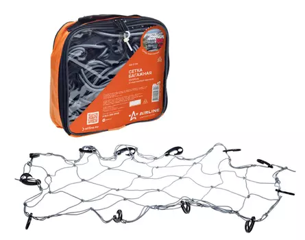 сетка багажная 90x130 см (12 пластиковых крючков)!\ AS-S-08 AIRLINE