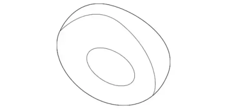 шайба эксцентриковая задней подвески!\ Mazda BC1F-28-473A