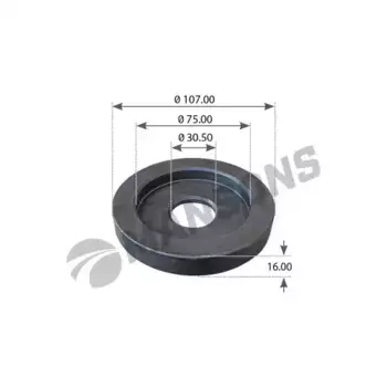 шайба болта рессоры !(м) фасоная D30xD75xD107x16mm \Scania 3-serie 600.019 MANSONS
