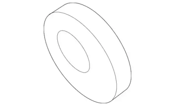 шайба болта заднего нижнего рычага внутренняя!\ Mazda KD35-28-473