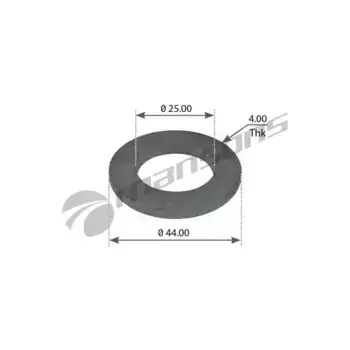 шайба кронштейна рессоры! (м) D25xD44x4mm\ RVI 780.630H MANSONS