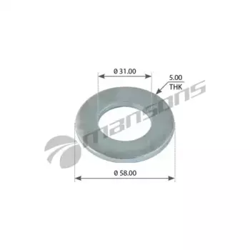шайба пальца рессоры ! (м) D31xD58x5mm\BPW 300.411 MANSONS