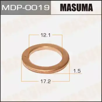шайба пламягасящая! медь 12.1х17.2х1.5\ MDP0019 MASUMA