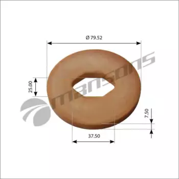 шайба стабилизатора кабины !(п) \MAN TGA/TGS/TGX 400.555 MANSONS