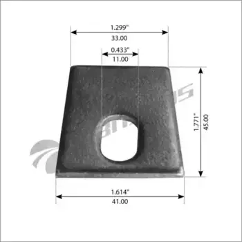 шайба стопорная! (м) 44x32x3.5\ MB 730/731/733/739/740/746/748/749 MBL91 MANSONS