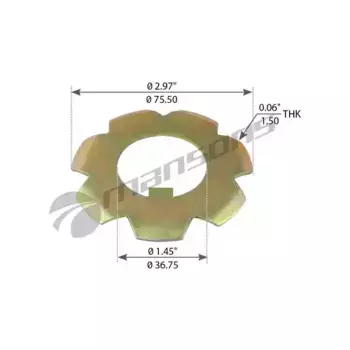 шайба трансмиссии! стопорная звездочкой\ ROR TE 780.131 MANSONS