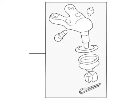 Шаровая опора MITSUBISHI MR296270