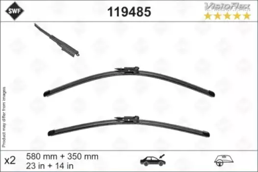 Щетка стеклоочистителя 119485 SWF 580/23'' мм/" 350/14'' мм/" 2 шт