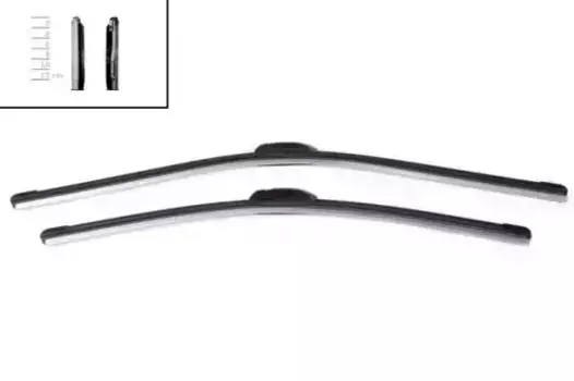 Щетка стеклоочистителя бескаркасная 201 676-SX STELLOX 700/28'' мм/" 575/23'' мм/" 2 шт