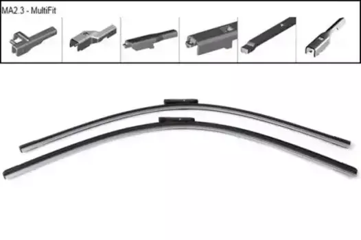 Щетка стеклоочистителя бескаркасная 201 681-SX STELLOX 750/30'' мм/" 750/30'' мм/" 2 шт