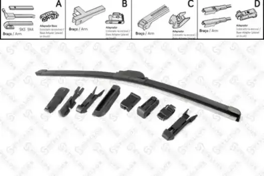 Щетка стеклоочистителя бескаркасная 204 006-SX STELLOX 450/18'' мм/" 1 шт