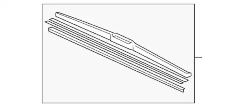 Щетка стеклоочистителя бескаркасная 85222-53070 TOYOTA / LEXUS