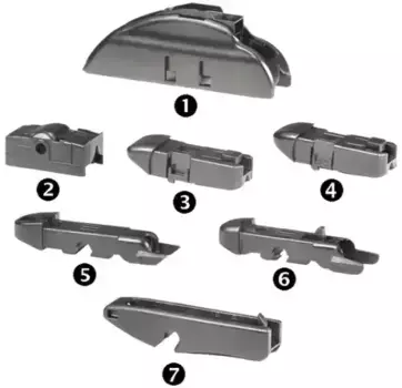 Щетка стеклоочистителя бескаркасная 9XW 197 765-281 HELLA 700/28'' мм/"