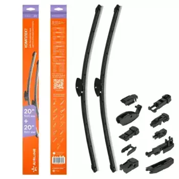 Щетка стеклоочистителя бескаркасная AWB-BK-510K AIRLINE Airline PRO 510/20'' мм/" 510/20'' мм/" 2 шт