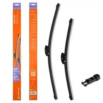 Щетка стеклоочистителя бескаркасная AWB-BK-550-530K AIRLINE 550/22'' мм/" 530/21'' мм/" 2 шт