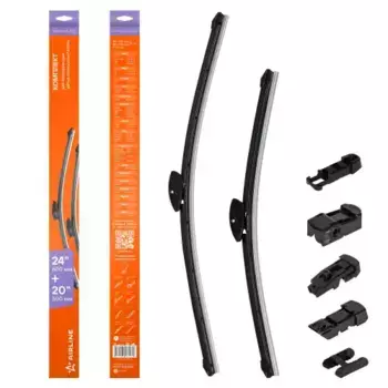 Щетка стеклоочистителя бескаркасная AWB-BK-600-500K AIRLINE 600/24'' мм/" 510/20'' мм/" 2 шт