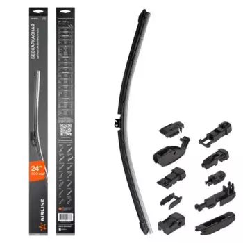 Щетка стеклоочистителя бескаркасная AWB-BK-600 AIRLINE Airline PRO 600/24'' мм/" 1 шт