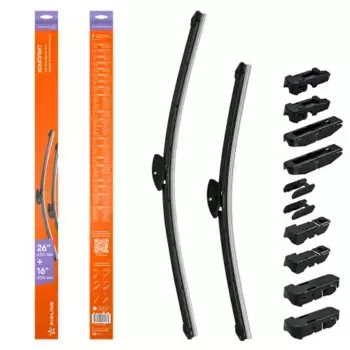 Щетка стеклоочистителя бескаркасная AWB-BK-650-410K AIRLINE 650/26'' мм/" 410/16'' мм/" 2 шт