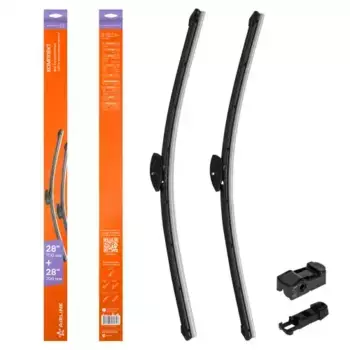 Щетка стеклоочистителя бескаркасная AWB-BK-700-700K AIRLINE 700/28'' мм/" 700/28'' мм/" 2 шт