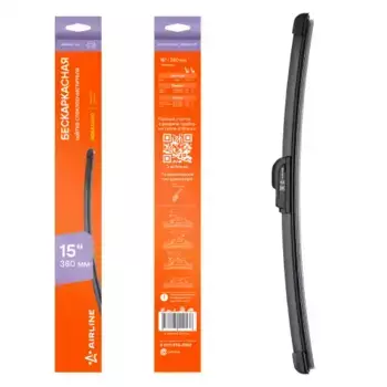 Щетка стеклоочистителя бескаркасная AWB-BKP-380 AIRLINE 380/15'' мм/" 1 шт