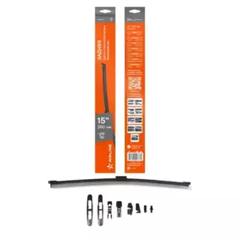 Щетка стеклоочистителя бескаркасная AWB-R-375 AIRLINE 375/15'' мм/"